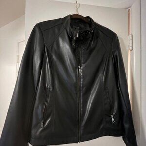 Banana Republic Factory Vegan Leather Jacket - M